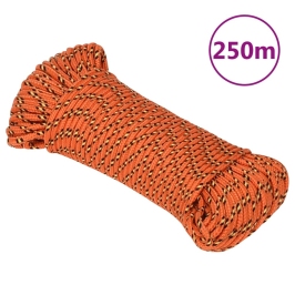 Valties Virvė, Oranžinės Spalvos, 5Mm, 250M, Polipropilenas