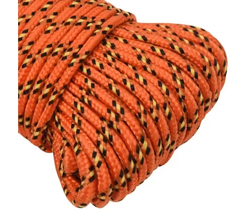Laivu Virve, Oranža, 5 Mm, 250 M, Polipropilēns Vidaxl