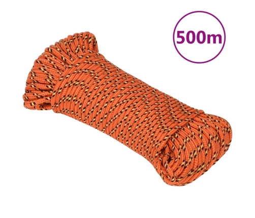 Laivu Virve, Oranža, 5 Mm, 500 M, Polipropilēns Vidaxl