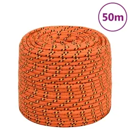 Laivu Virve, Oranža, 6 Mm, 50 M, Polipropilēns Vidaxl