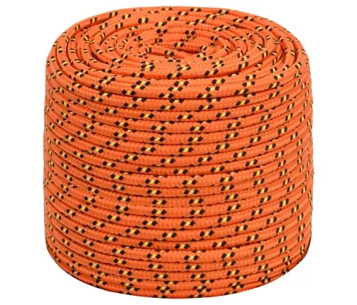 Laivu Virve, Oranža, 6 Mm, 250 M, Polipropilēns Vidaxl