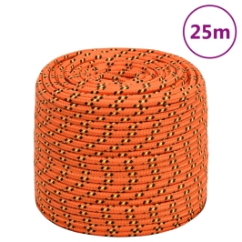 Laivu Virve, Oranža, 8 Mm, 25 M, Polipropilēns Vidaxl