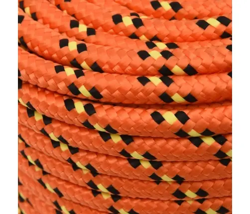 Valties Virvė, Oranžinės Spalvos, 12Mm, 25M, Polipropilenas