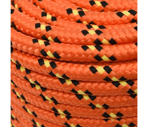 Laivu Virve, Oranža, 14 Mm, 25 M, Polipropilēns Vidaxl