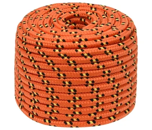 Laivu Virve, Oranža, 14 Mm, 100 M, Polipropilēns Vidaxl