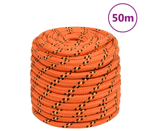 Laivu Virve, Oranža, 18 Mm, 50 M, Polipropilēns Vidaxl