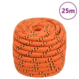 Laivu Virve, Oranža, 20 Mm, 25 M, Polipropilēns Vidaxl