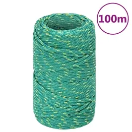 Valties Virvė, Žalios Spalvos, 2Mm, 100M, Polipropilenas