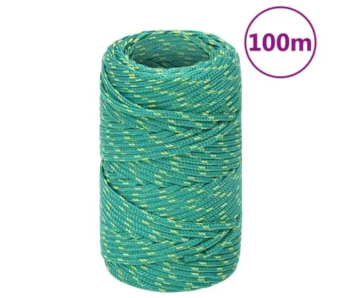 Valties Virvė, Žalios Spalvos, 2Mm, 100M, Polipropilenas