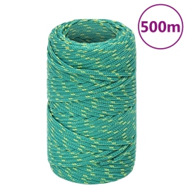 Laivu Virve, Zaļa, 2 Mm, 500 M, Polipropilēns Vidaxl