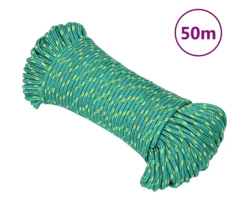 Valties Virvė, Žalios Spalvos, 3Mm, 50M, Polipropilenas