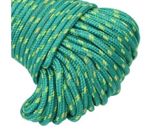 Laivu Virve, Zaļa, 4 Mm, 100 M, Polipropilēns Vidaxl