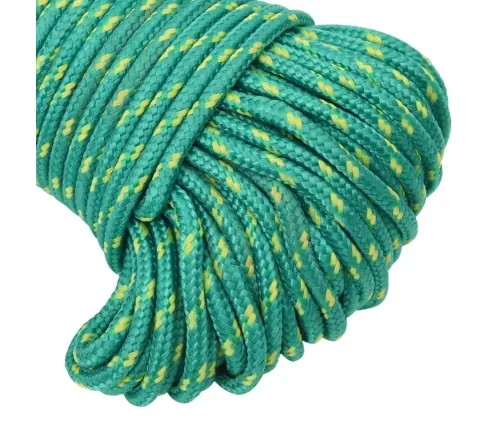 Laivu Virve, Zaļa, 5 Mm, 25 M, Polipropilēns Vidaxl