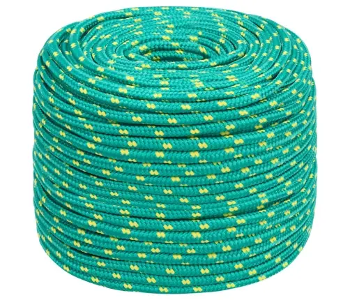 Laivu Virve, Zaļa, 6 Mm, 25 M, Polipropilēns Vidaxl