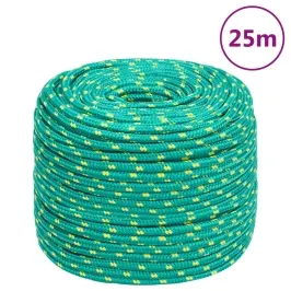 Laivu Virve, Zaļa, 8 Mm, 25 M, Polipropilēns Vidaxl
