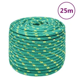 Valties Virvė, Žalios Spalvos, 12Mm, 25M, Polipropilenas