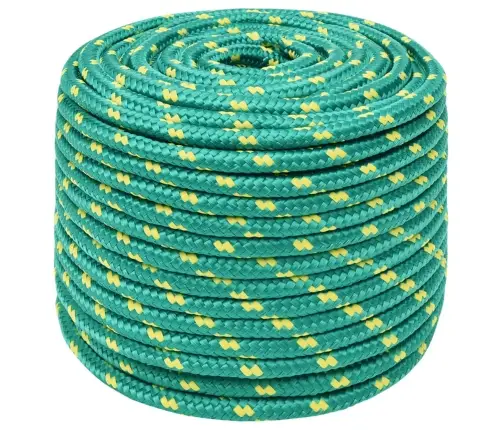 Laivu Virve, Zaļa, 12 Mm, 100 M, Polipropilēns Vidaxl