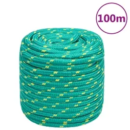 Laivu Virve, Zaļa, 16 Mm, 100 M, Polipropilēns Vidaxl