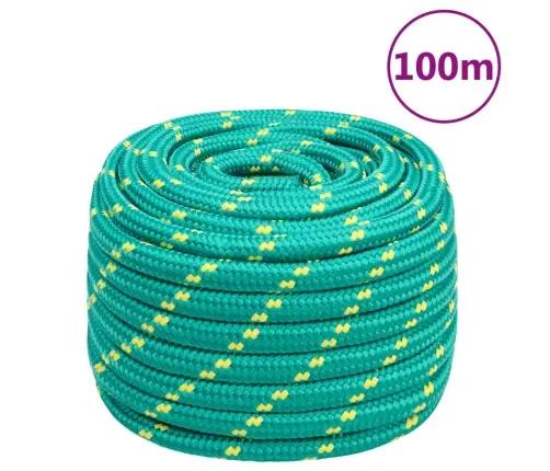 Laivu Virve, Zaļa, 20 Mm, 100 M, Polipropilēns Vidaxl