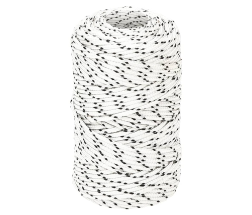 Pīta Laivu Virve, Balta, 2 Mm, 500 M, Poliesters Vidaxl