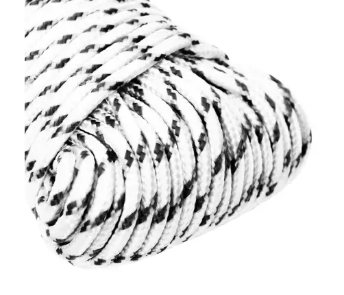 Punutud Paadiköis, Valge, 3 Mm X 25 M Polüester