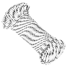 Pīta Laivu Virve, Balta, 3 Mm, 50 M, Poliesters Vidaxl