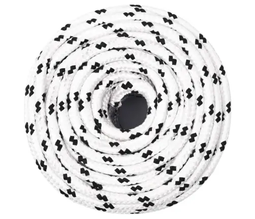 Punutud Paadiköis, Valge, 10 Mm X 25 M Polüester