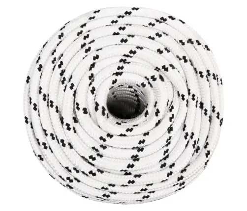 Pīta Laivu Virve, Balta, 12 Mm, 25 M, Poliesters Vidaxl