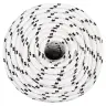 Pīta Laivu Virve, Balta, 12 Mm, 25 M, Poliesters Vidaxl
