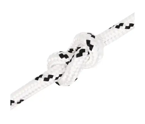 Pīta Laivu Virve, Balta, 14 Mm, 100 M, Poliesters Vidaxl