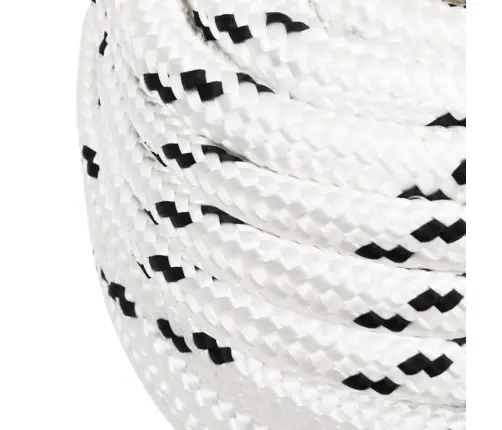 Darba Virve, Balta, 18 Mm, 100 M, Poliesters Vidaxl Darba Virve, Balta, 18 Mm, 100 M, Poliesters Vidaxl