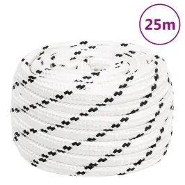 Darba Virve, Balta, 20 Mm, 25 M, Poliesters Vidaxl
