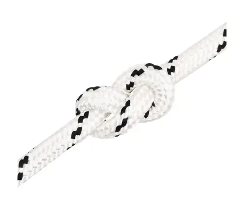 Pīta Laivu Virve, Poliesters, 20 Mm, 50 M, Balta, Poliesters Vidaxl