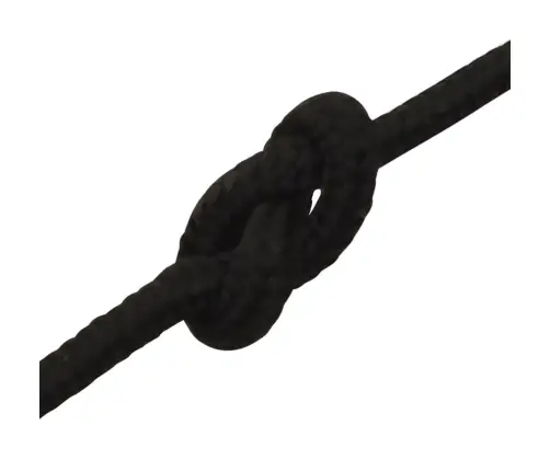 Darba Virve, Melna, 3 Mm, 100 M, Poliesters Vidaxl