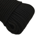 Darba Virve, Melna, 5 Mm, 25 M, Poliesters Vidaxl
