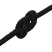 Darba Virve, Melna, 5 Mm, 25 M, Poliesters Vidaxl