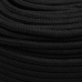 Darba Virve, Melna, 6 Mm, 25 M, Poliesters Vidaxl