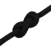 Darba Virve, Melna, 6 Mm, 100 M, Poliesters Vidaxl