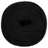 Darba Virve, Melna, 6 Mm, 500 M, Poliesters Vidaxl