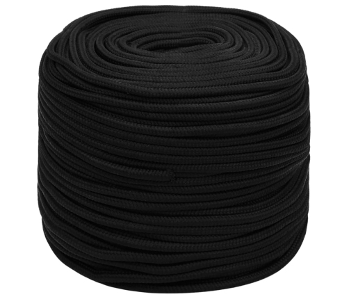 Darba Virve, Melna, 8 Mm, 500 M, Poliesters Vidaxl