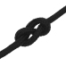 Darba Virve, Melna, 12 Mm, 100 M, Poliesters Vidaxl