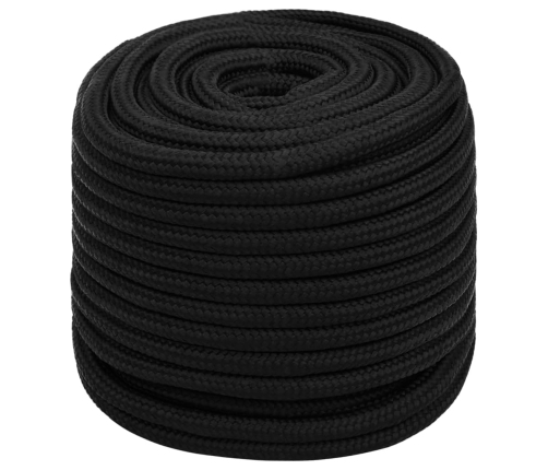 Darba Virve, Melna, 18 Mm, 50 M, Poliesters Vidaxl
