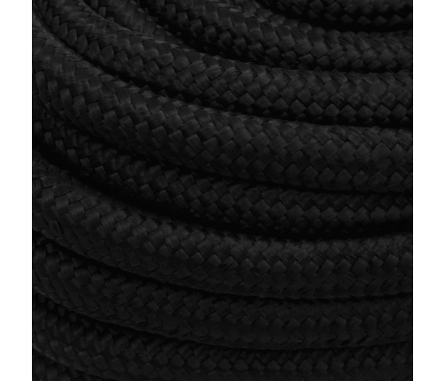 Darba Virve, Melna, 20 Mm, 50 M, Poliesters Vidaxl