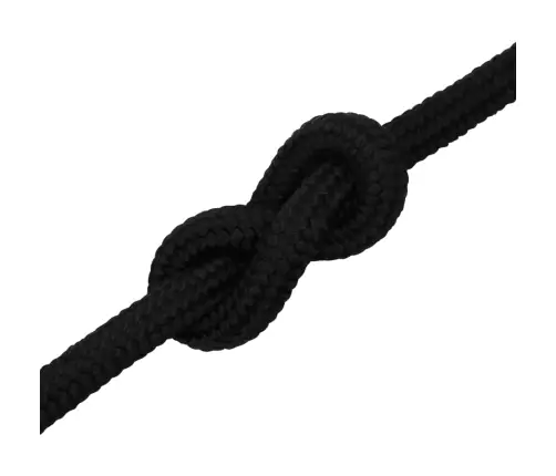Darba Virve, Melna, 20 Mm, 100 M, Poliesters Vidaxl