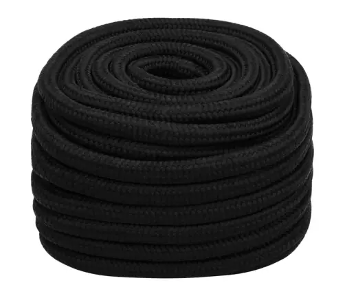 Darba Virve, Melna, 25 Mm, 50 M, Poliesters Vidaxl Darba Virve, Melna, 25 Mm, 50 M, Poliesters Vidaxl
