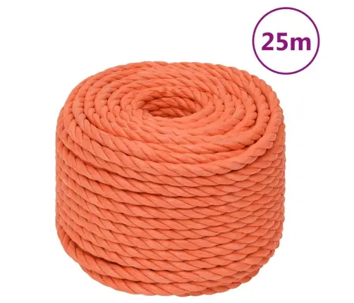 Töököis, Oranž, 10 Mm, 25 M, Polüpropüleen