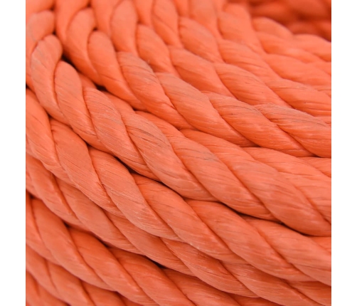 Darba Virve, Oranža, 16 Mm, 25 M, Polipropilēns Vidaxl