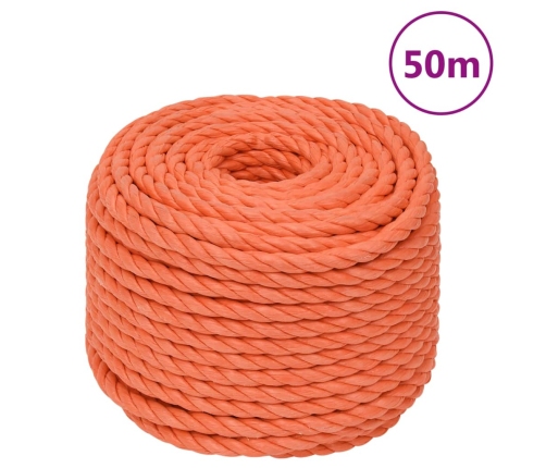 Darbo Virvė, Oranžinės Spalvos, 20Mm, 50M, Polipropilenas