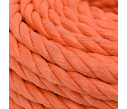 Darba Virve, Oranža, 24 Mm, 100 M, Polipropilēns Vidaxl