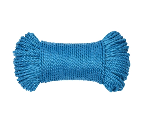 Darba Virve, Zila, 3 Mm, 50 M, Polipropilēns Vidaxl